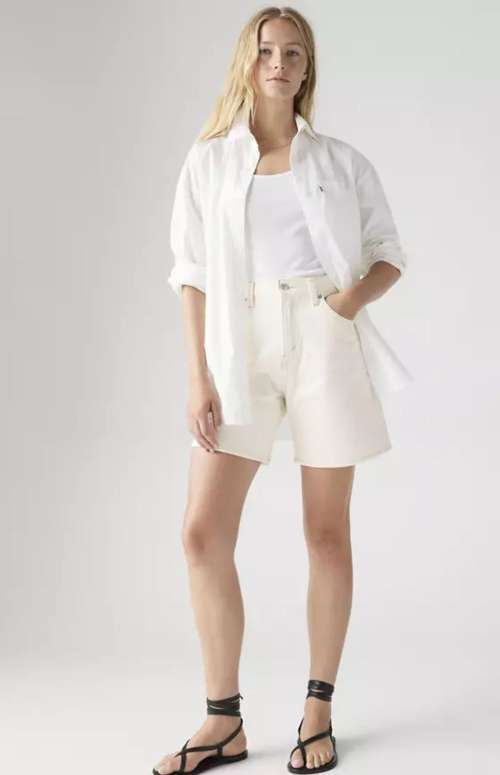 HIGH RISE BAGGY SHORTS