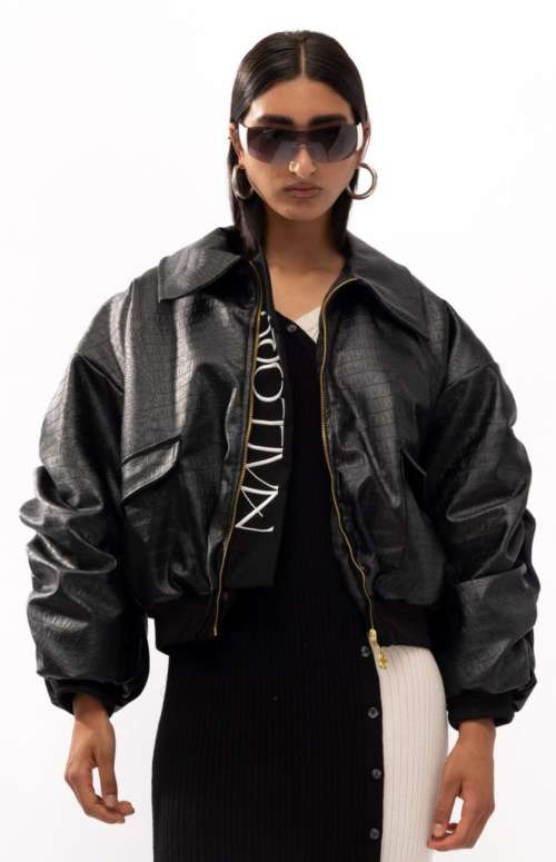 WILDFOX CROCO BOMBER