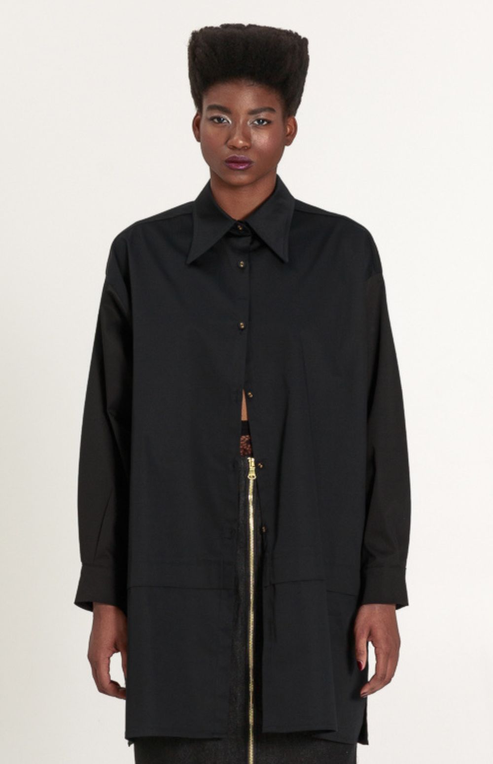 Claudine Pleated Shirt main image 0