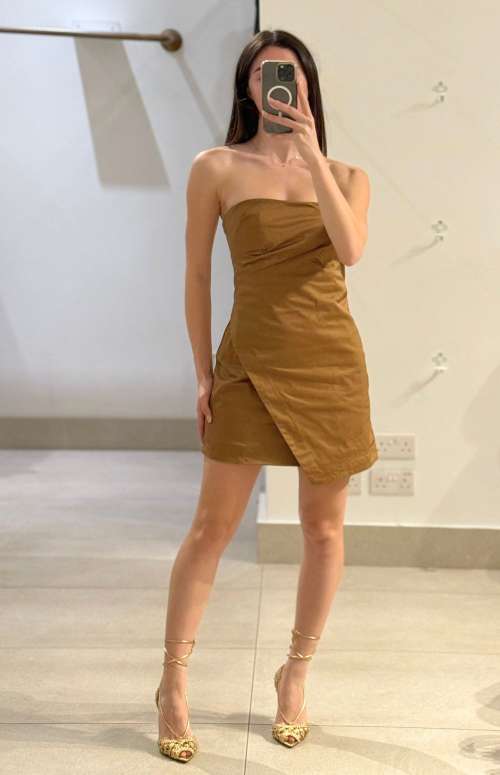 STRAPLESS MINI DRESS | OPEN