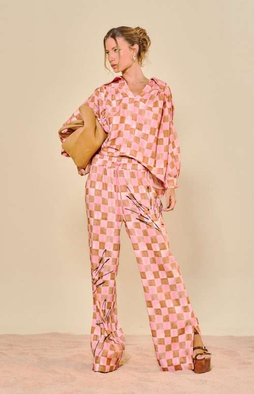 CO-ORD PRINTED LINEN | BLOUSE & SHORTS