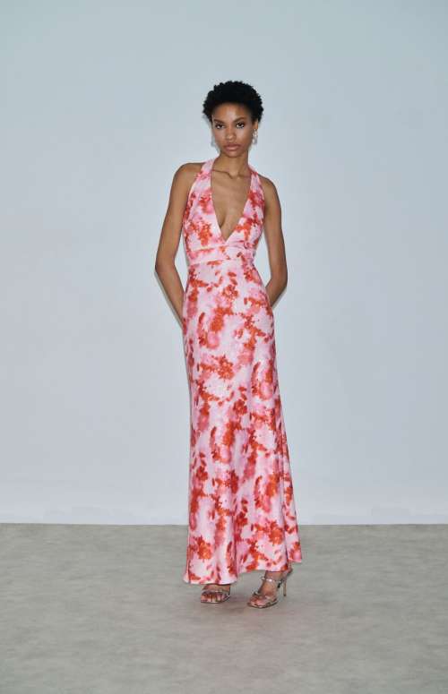 AYA SEQUIN DRESS | PINK