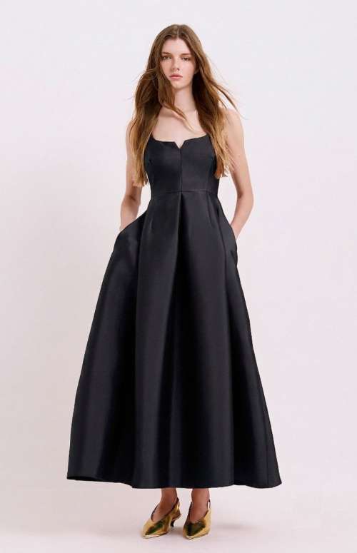 CHIARA TAFETTA MAXI DRESS