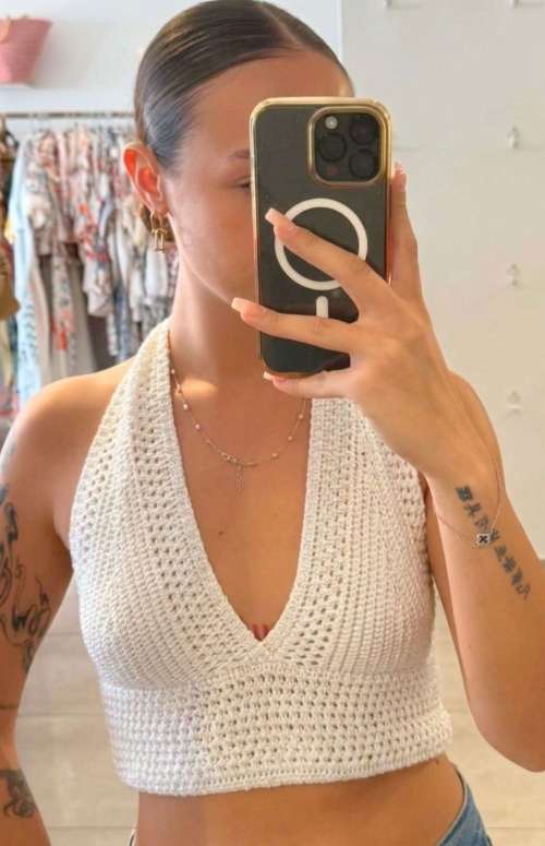KNIT CROP TOP
