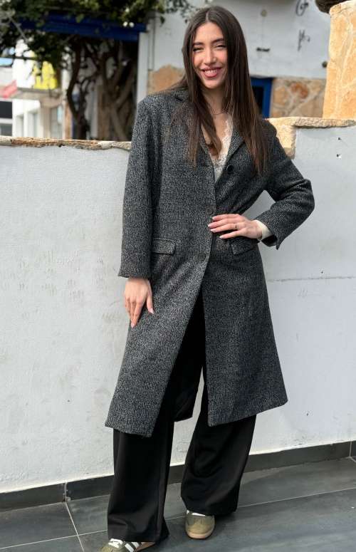 LONG-LINE COAT