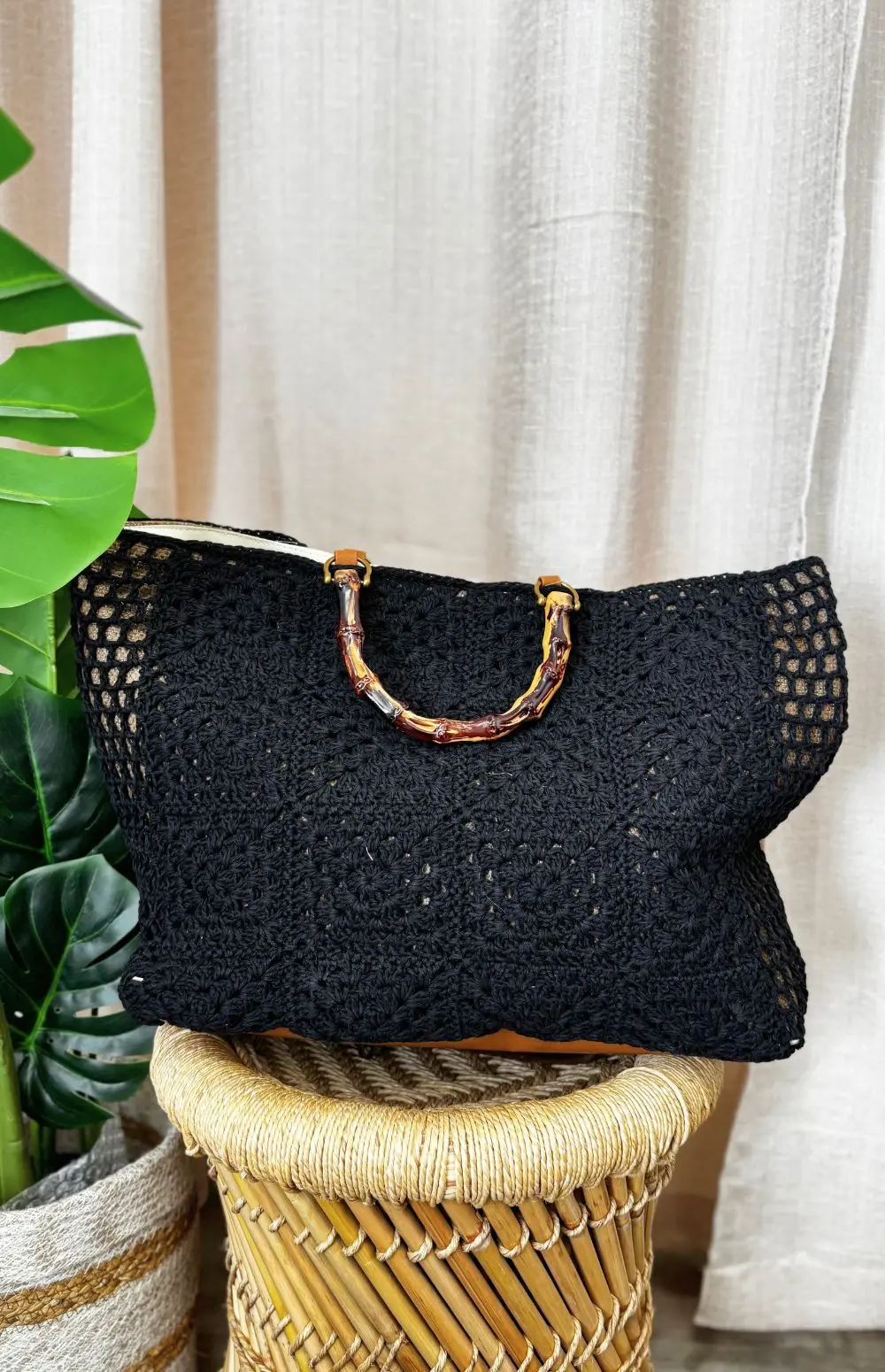 CROCHET LOOK BEACH BAG