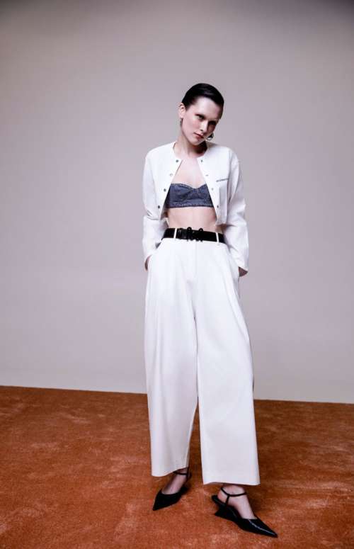 CO-ORD CROPPED JACKET & PANTS