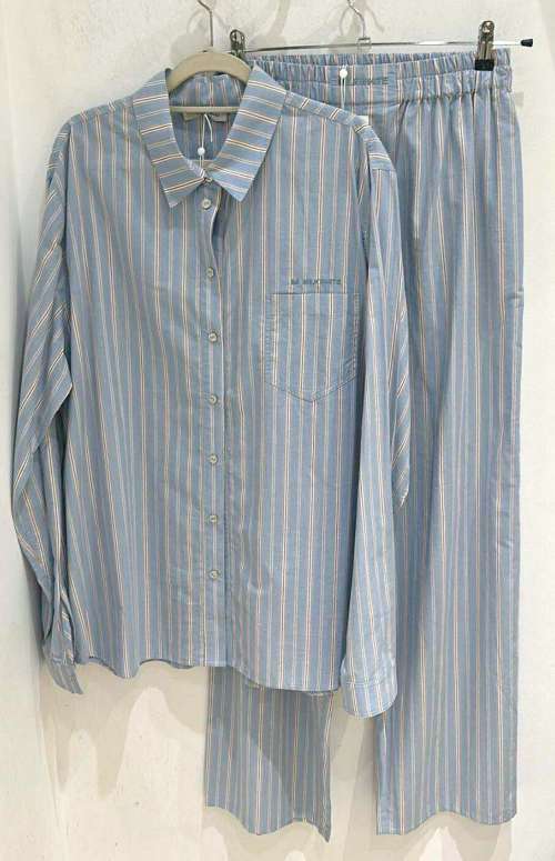 MILKWHITE STRIPED CO-ORD