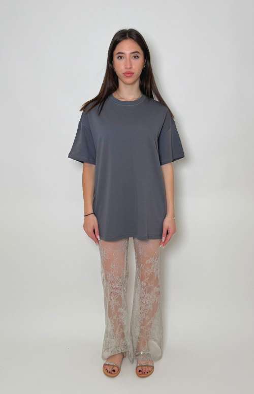 KIERA BELL-BOTTOM LACE TROUSERS