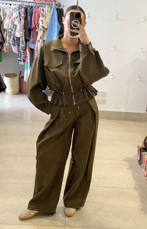 CO-ORD | JACKET & WIDE LEG PANTS