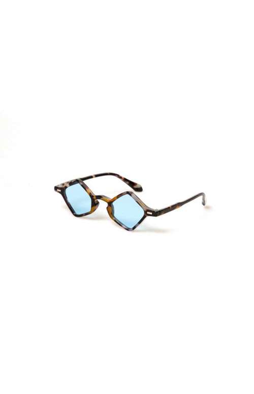 EMMA BROWN/BLUE SUNGLASSES