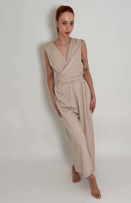 LINEN JUMPSUIT