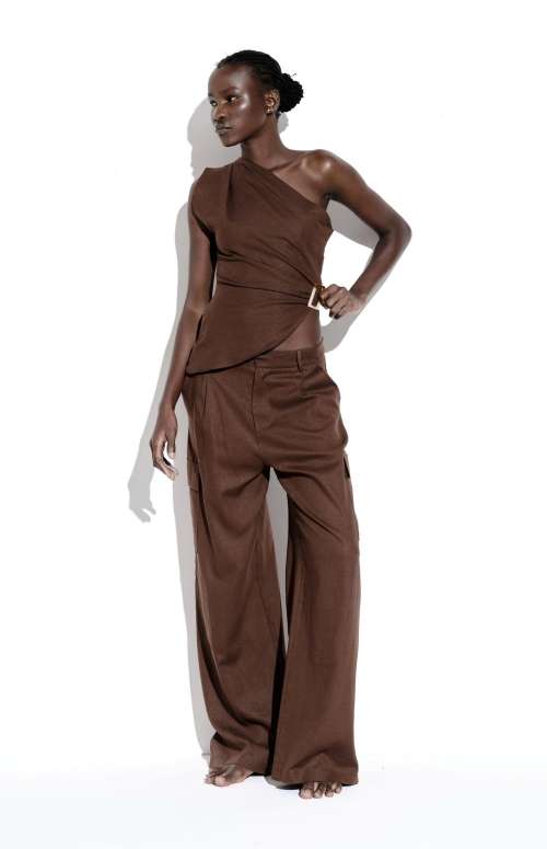 CO-ORD ASYMMETRIC | BROWN