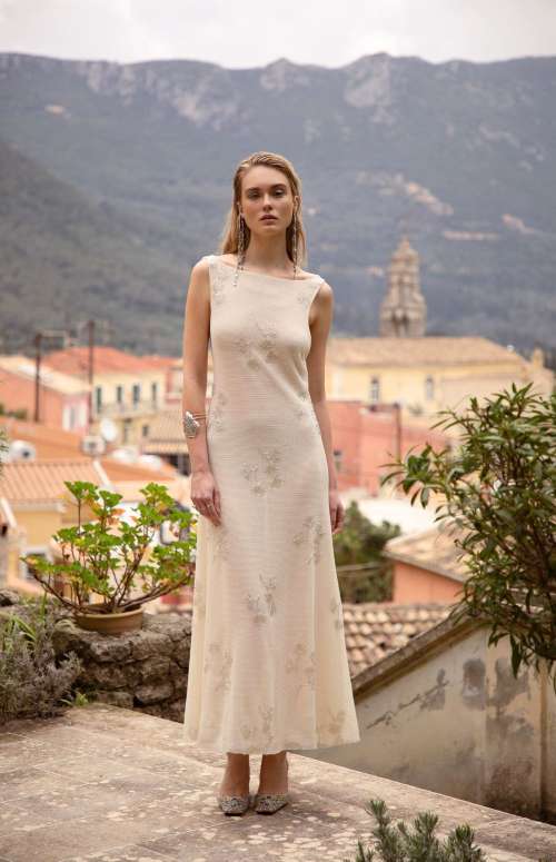 INTERIM DRESS | BEADED SEQUINED NET