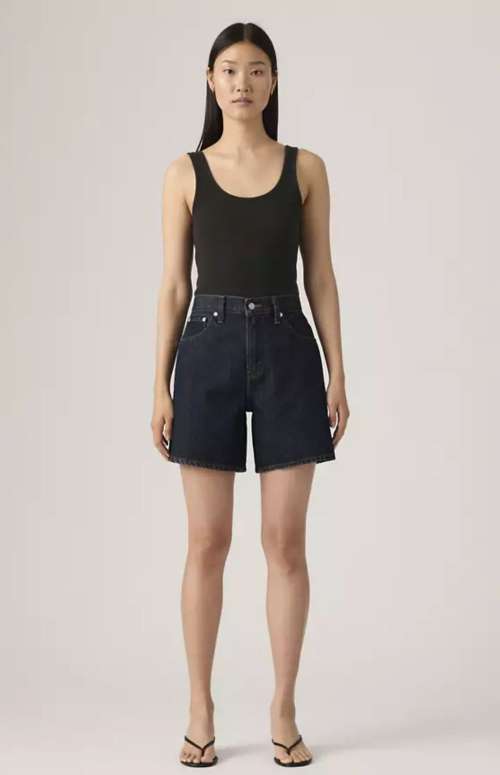 HIGH RISE BAGGY SHORTS