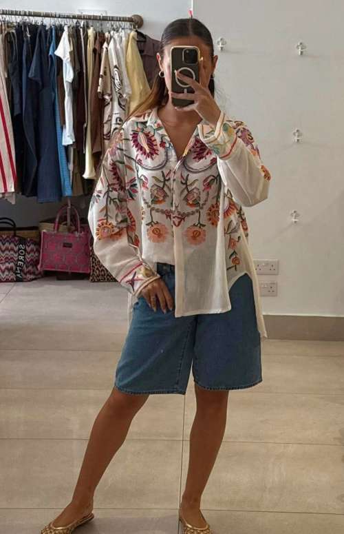 OVERSIZED PRINTED SHIRT