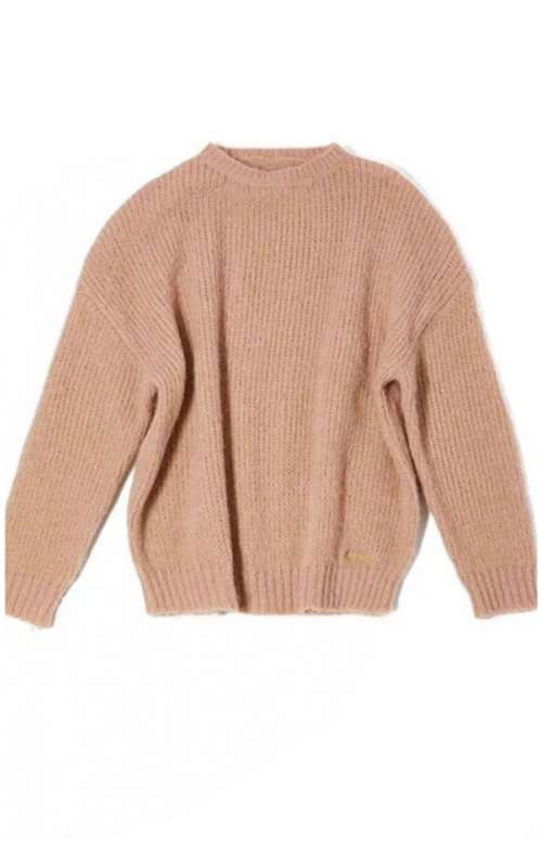 UNISEX OVERISZED PULLOVER WITH MILKWHITE LOGO
