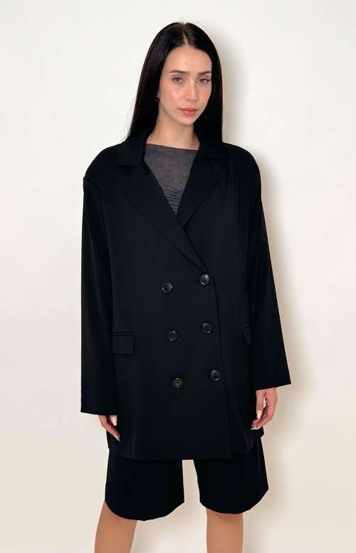 BACKSLIT BLAZER | BLACK