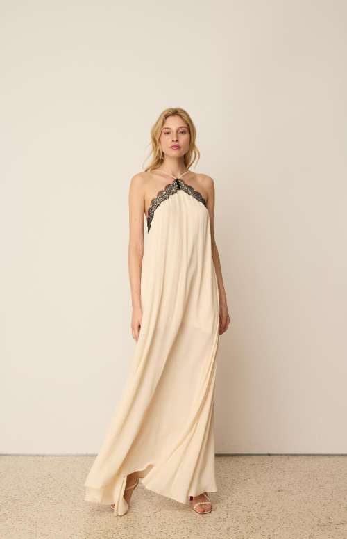 LACED MAXI DRESS