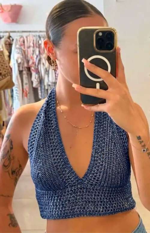 KNIT CROP TOP