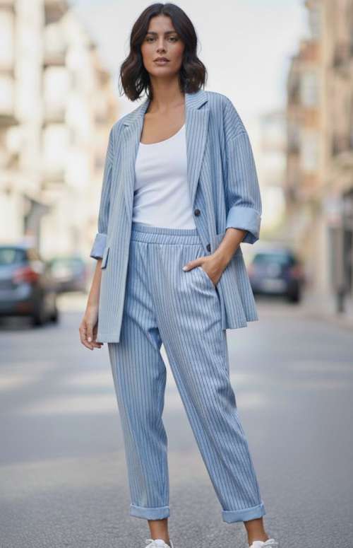 CO-ORD STRIPED | JACKET & PANTS