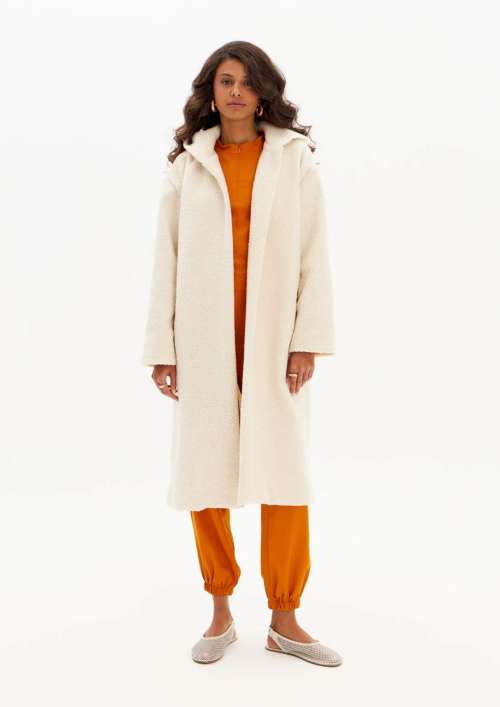 HOODED LONG COAT