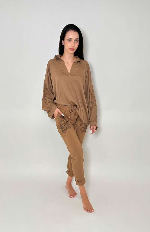 CO-ORD APPLIQUE | CAMEL