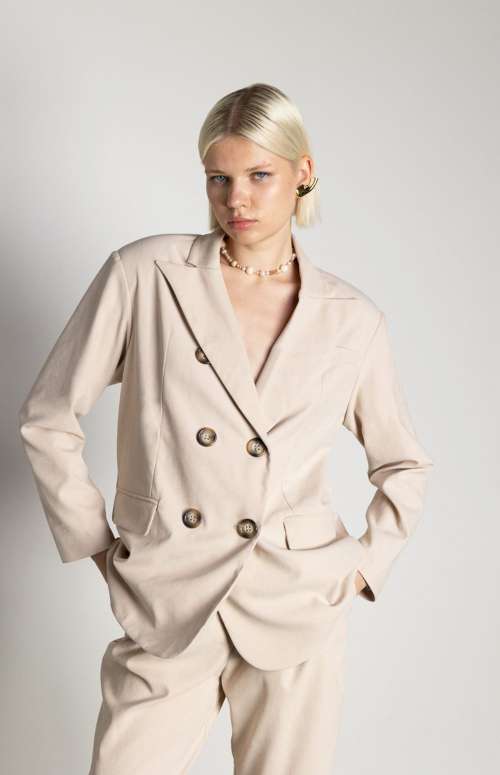 HAZEL BLAZER | OFF WHITE