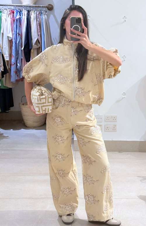 CO-ORD FLORAL EMBROIDERED | JACKET & PANTS