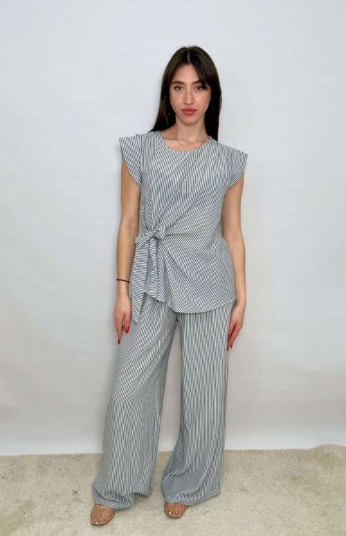 STRIPED CO-ORD | SHORT SLEEVE TOP & PANTS