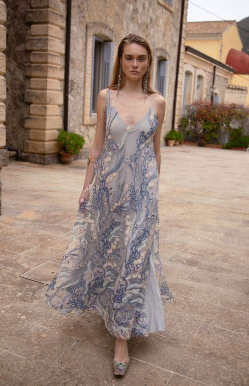 NOMINAL TOP DRESS | BEAD-EMBROIDERED SEMI-SHEER