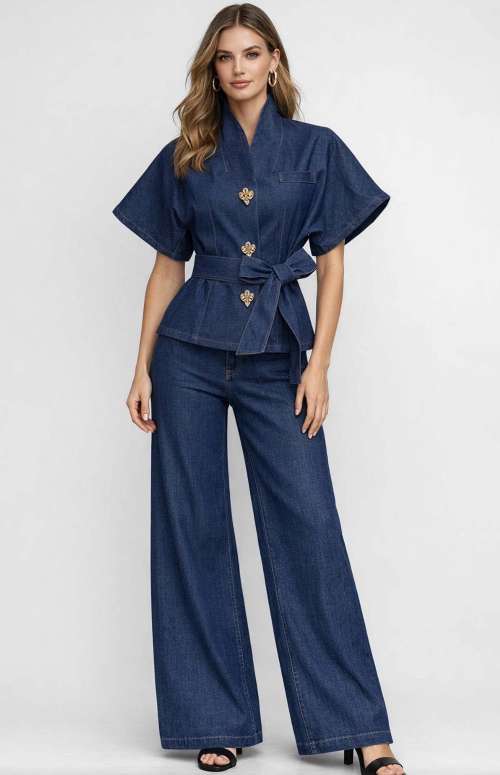 CO-ORD TAILORED DENIM | JACKET & TROUSERS