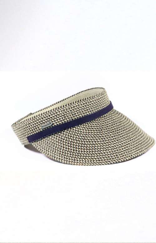 STRAW BRAID SUN VISOR