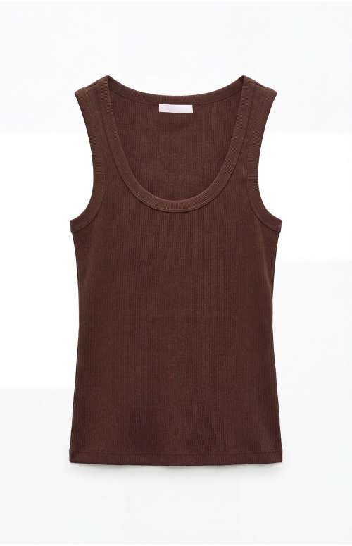 RIBBED TANK TOP