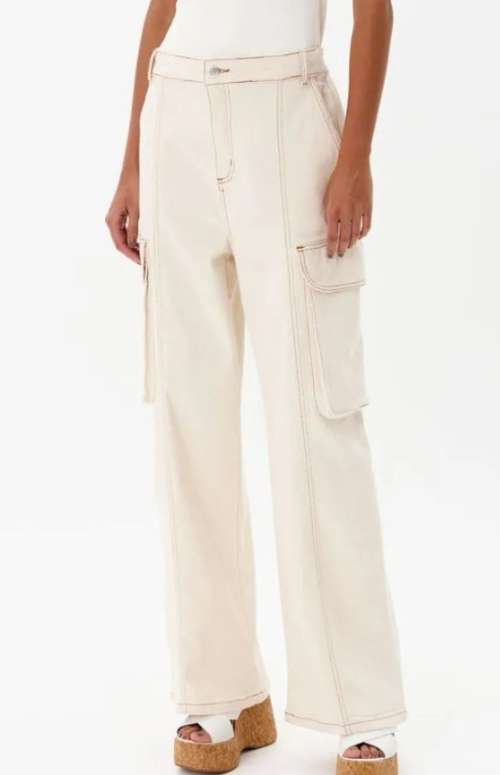 HIGH WAISTED CARGO PANTS