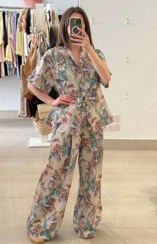 CO-ORD TAPESTRY-EFFECT PRINT | JACKET & TROUSERS