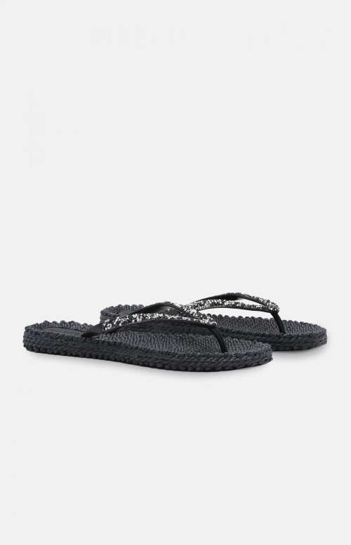 FLIP FLOP WITH RHINESTONES | DARK INGIDO