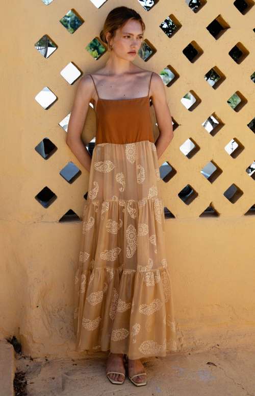 EVORA DRESS | EMBROIDERED MUSLIN