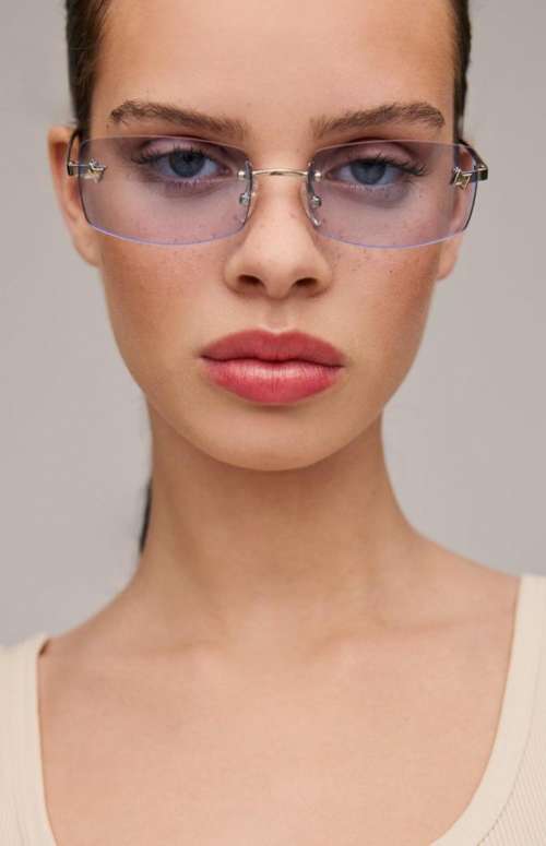 ANGEL SUNGLASSES | BLUE / SILVER