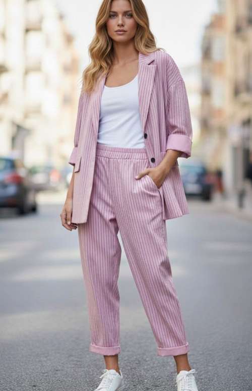 CO-ORD STRIPED | JACKET & PANTS