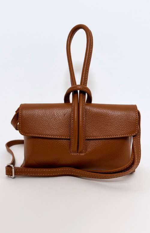 LEATHER BAG | CAMEL