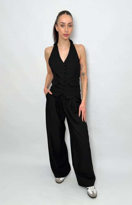 CO-ORD OPEN BACK VEST & PANTS