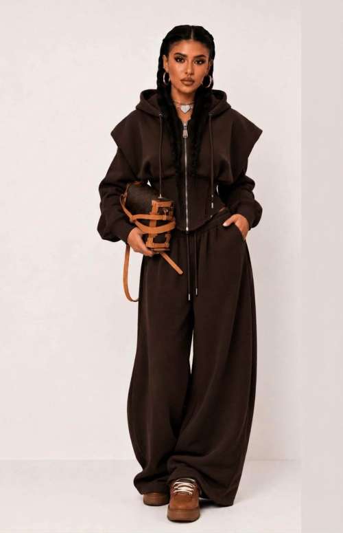 CO-ORD TRACKSUIT | CROP JACKET & SWEATPANTS