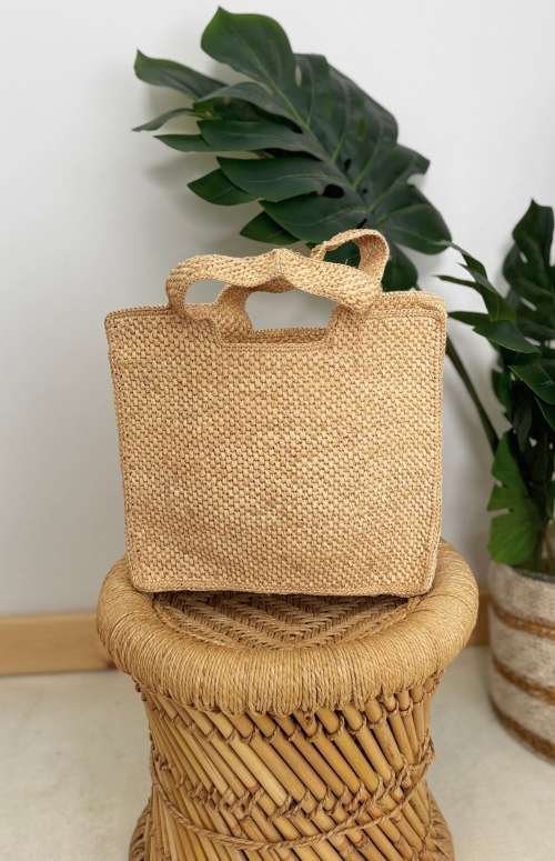 RAFFIA CROCHET BAG