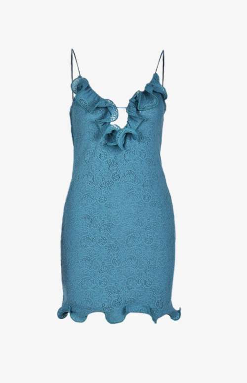 MINI HILL DRESS LACE PETROL