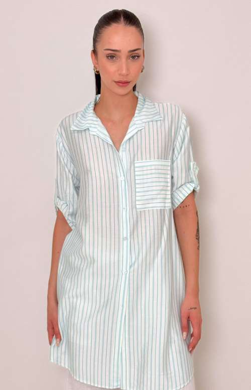 STRIPED SHIRT | GREEN