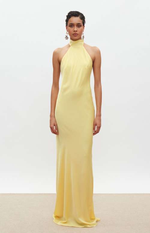 KYMA MAXI DRESS | YELLOW PASTEL