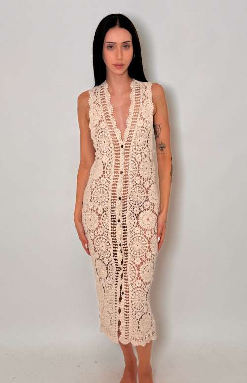 CROCHET STYLE DRESS
