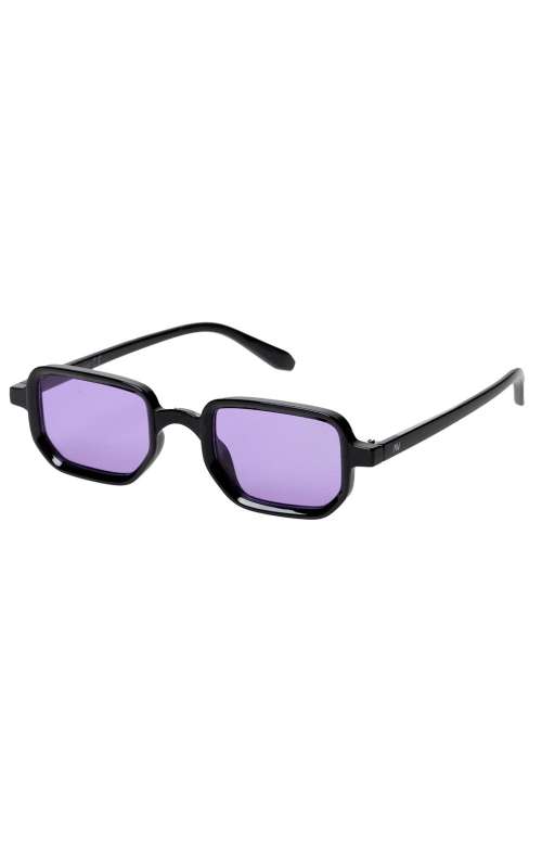 KAIA BLACK/PURPLE SUNGLASSES