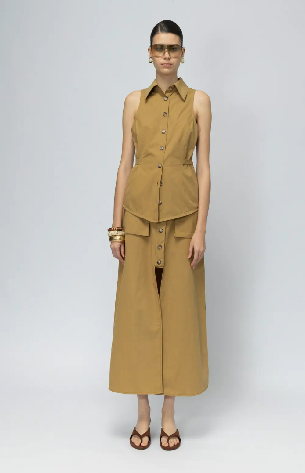 BUENOS AIRES CAMEL SKIRT